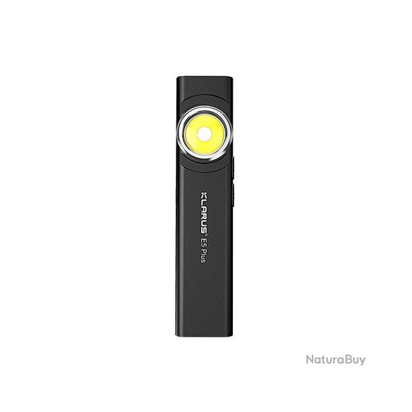 Lampe Torche Klarus E5 Plus 650 Lumens - Ultra-Compacte - Triple �clairage - Noir