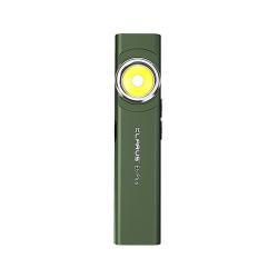 Lampe Torche Klarus E5 Plus 650 Lumens - Ultra-Compacte - Triple &Eacute;clairage - Vert Olive