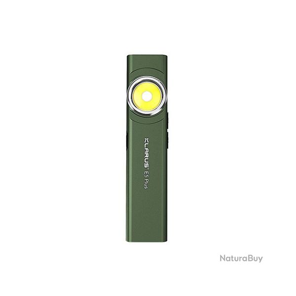 Lampe Torche Klarus E5 Plus 650 Lumens - Ultra-Compacte - Triple �clairage - Vert Olive