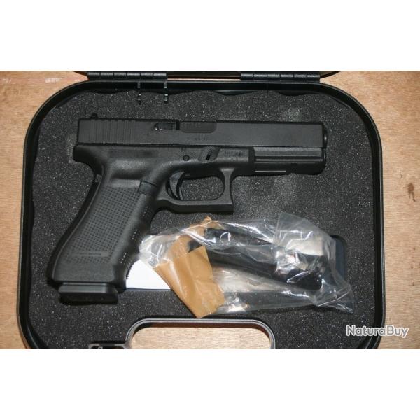 PISTOLET GLOCK 17 GENERATION 4 CALIBRE 9X19