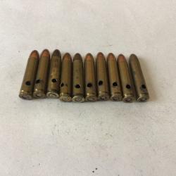 VENDU PAR LE-CUIRASSIER LOT N&deg;1 DE 10 BALLES  CALIBRE 30 M1. WW2    NEUTRALISEES