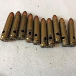 VENDU PAR LE-CUIRASSIER LOT N&deg;2 DE 10 BALLES  CALIBRE 30 M1. WW2    NEUTRALISEES