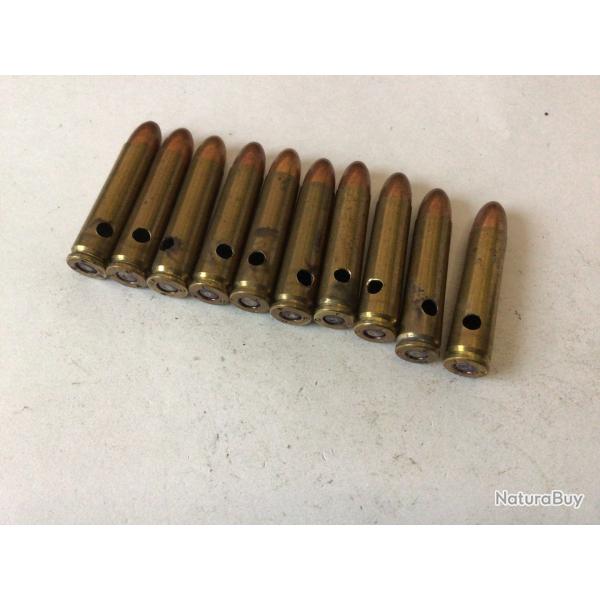 VENDU PAR LE-CUIRASSIER LOT N�3 DE 10 BALLES  CALIBRE 30 M1. WW2    NEUTRALISEES