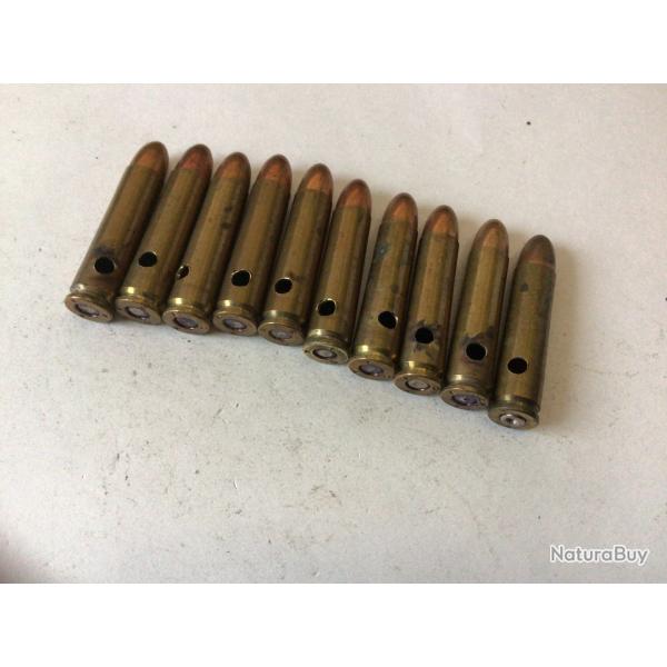 VENDU PAR LE-CUIRASSIER LOT N� 4 DE 10 BALLES  CALIBRE 30 M1. WW2    NEUTRALISEES