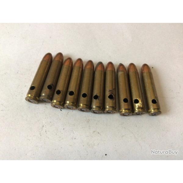 VENDU PAR LE-CUIRASSIER LOT N� 5 DE 10 BALLES  CALIBRE 30 M1. WW2    NEUTRALISEES