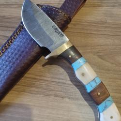 Couteau damas artisanal