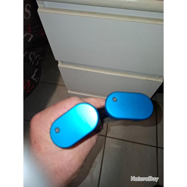 2Talon de chargeur TONI SYSTEM bleu ergonomique pour Beretta 92X et 92 FS