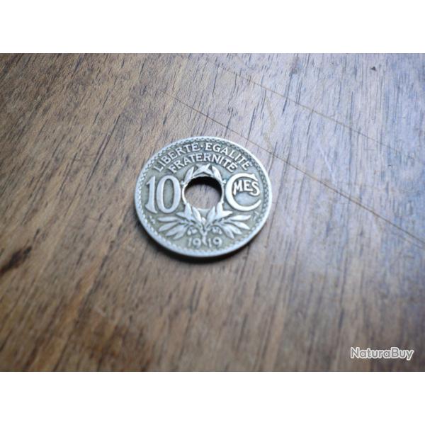 monnaie 10 C  lindauer  1919