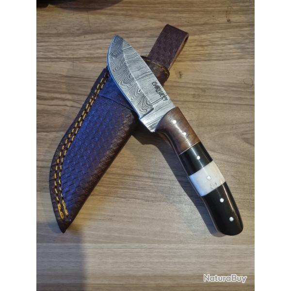 Couteau Corse  damas artisanal