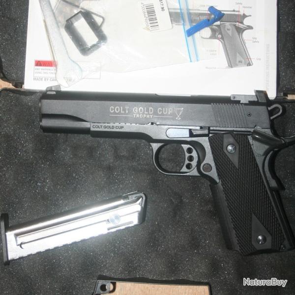 PISTOLET WALTHER COLT 1911-22 GOLD CUP TROPHY CALIBRE 22LR