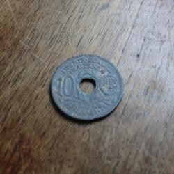 monnaie 10 Centimes  lindauer 1941