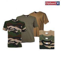 Lot de 3 Tee shirts 1 kaki. 1 beige et 1 camouflage CE