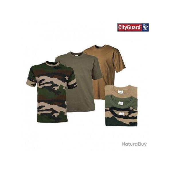 Lot de 3 Tee shirts 1 kaki. 1 beige et 1 camouflage CE