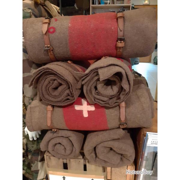 Couverture arm�e suisse en laine (avec sangles), 200 x 140 cm