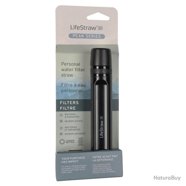 Paille filtre � eau Lifestraw