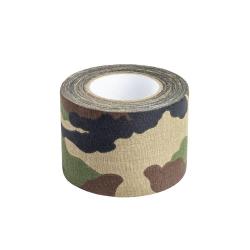 Bande adh&eacute;sive 5 cm x 10 m, camouflage de l'arm&eacute;e francaise