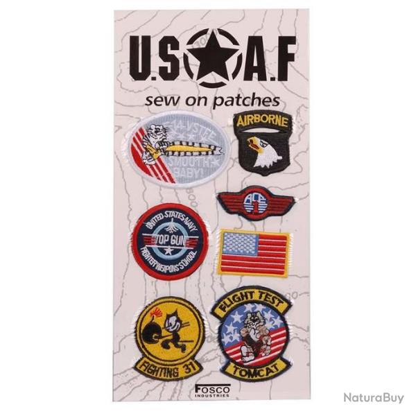 Set de Patchs USAF collector (sous blister)