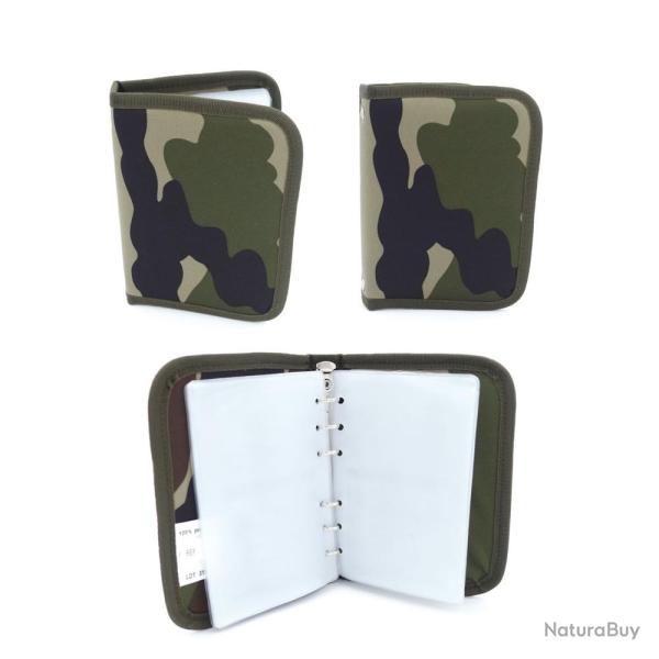 Classeur A6 camouflage CE - chef de groupe CLASSEUR +20 ETUIS