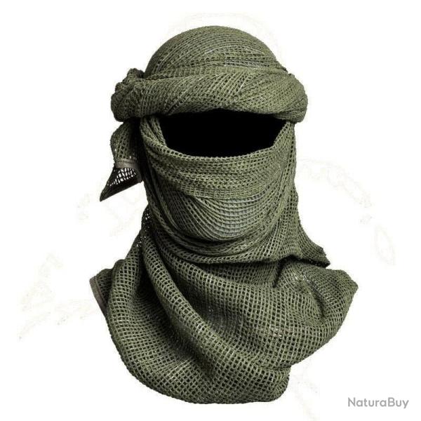 Ch�che filet militaire, type touareg, couleur vert OD