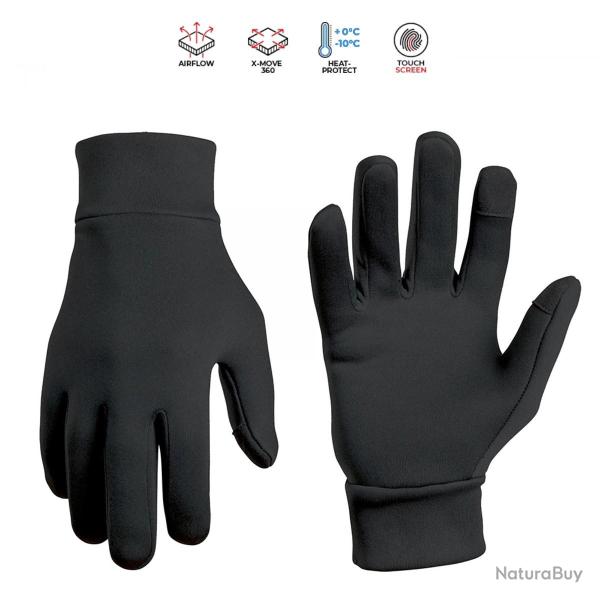 Gants hiver (0� / -10�) A10, couleur noire XL