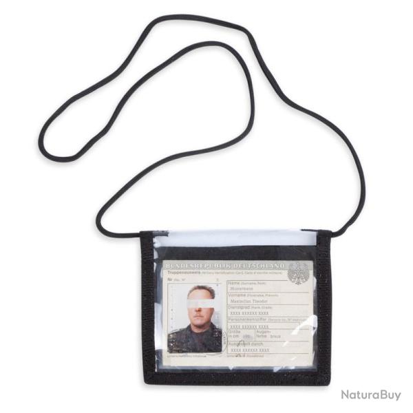 Porte-carte d'identit� militaire, Tasmanian Tiger Noir