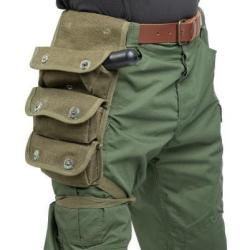 Ancienne Pochette de cuisse pour grenades de l'Arm&eacute;e Fran&ccedil;aise