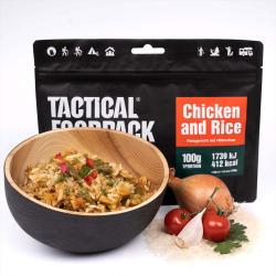 Ration de survie lyophilis&eacute;e, poulet et riz, Tactical Foodpack