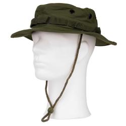 Chapeau de Brousse Militaire. vert arm&eacute;e