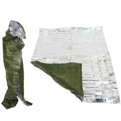 Couverture de Survie Compacte, Vert Arm&eacute;e