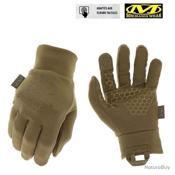 Gants de travail pour l'hiver, Mechanix Base Layer, Coyote Coyote 10 - T. XL