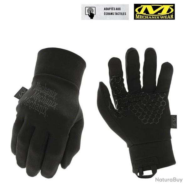 Gants de travail pour l'hiver, Mechanix Base Layer, noir Noir 7 - T. S