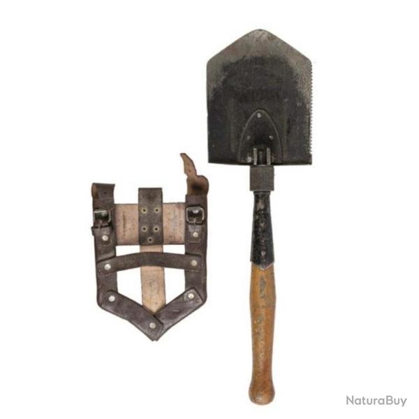 Pelle pliable + �tui en cuir, occasion surplus arm�e roumaine