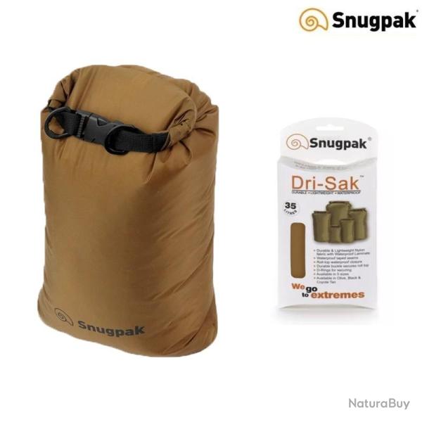 Sac �tanche DRI-SAK 35 litres SNUGPAK, couleur coyote ou vert arm�e Vert arm�e