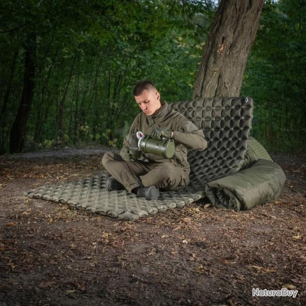 Matelas Gonflable Bivouac M-Tac XXL - Large : 195 x 120 cm, vert militaire Vert arm�e