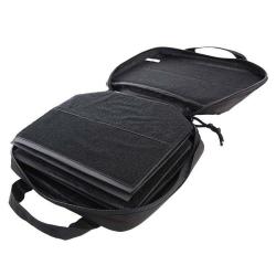 Mallette rangement avec velcro pour collection de Patchs et &Eacute;cussons Militaires