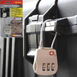 Cadenas TSA &agrave; Code (3 chiffres) Peli(TM) - pour caisse militaire ou bagage touriste