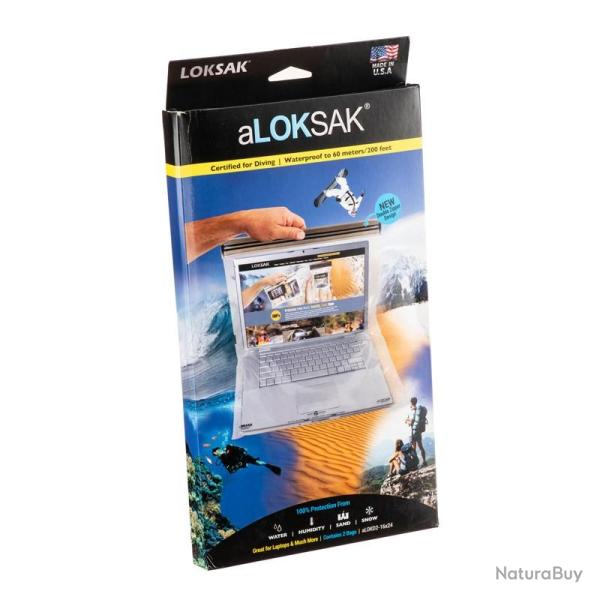 Lot de 2 Pochettes �tanches aLOKSAK (41,3 x 62,9 cm)