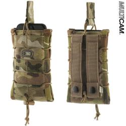 Porte-t&eacute;l&eacute;phone tactique (15 x 9 cm) passants MOLLE, camo multicam Multicam
