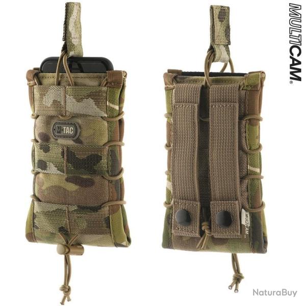 Porte-t�l�phone tactique (15 x 9 cm) passants MOLLE, camo multicam Multicam