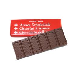 Chocolat de l'Arm&eacute;e Suisse - 1 portion 50g