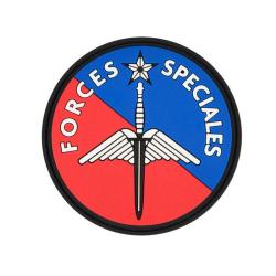 Patch arm&eacute;e FR PVC velcro "Forces Sp&eacute;ciales"