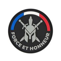 Patch velcro "Forces et Honneur" - Casque Spartiate