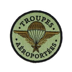 Patch Brod&eacute; Troupes A&eacute;roport&eacute;es - Basse Visibilit&eacute; &Oslash; 8 cm