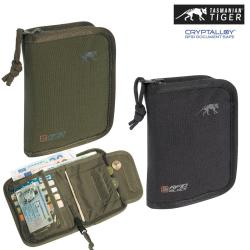 Porte-Monnaie Tasmanian Tiger Wallet RFID Block Vert arm&eacute;e