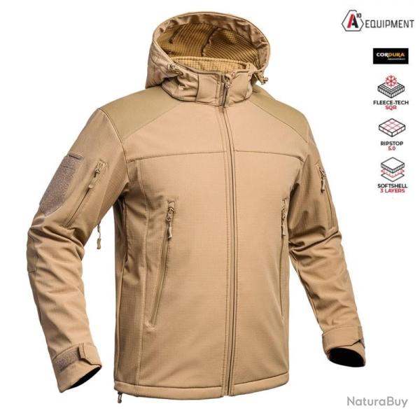 Veste Softshell A10 Militaire Couleur Sable Coyote Sable Beige