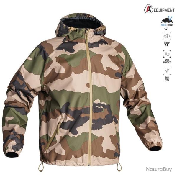 Veste imperm�able militaire LIGHTSHELL A10 Camo FR CE Camouflage Centre Europe