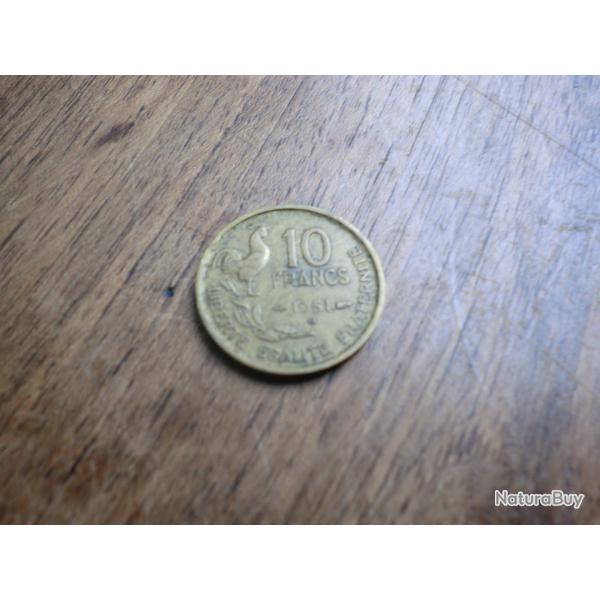 monnaie 10 francs georges  guiraud  1951 B