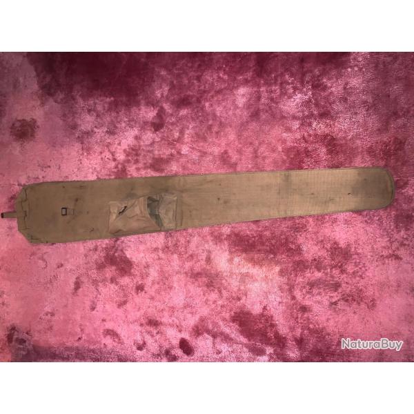 Sniper Anglais .Belle housse en toile pour carabine Lee Enfield dat�e 1942 .