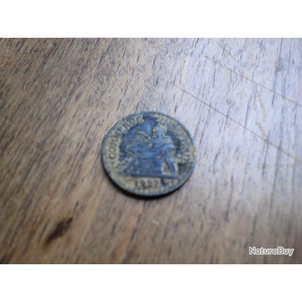 monnaie 50 centimes chambre du commerce 1927