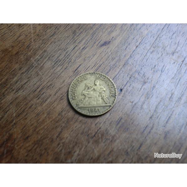 monnaie 50 centimes chambre du commerce 1921